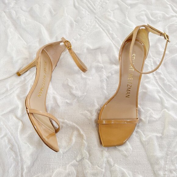 Stuart Weitzman Nudistcurve 100 High Heel Sandals - Picture 2 of 10